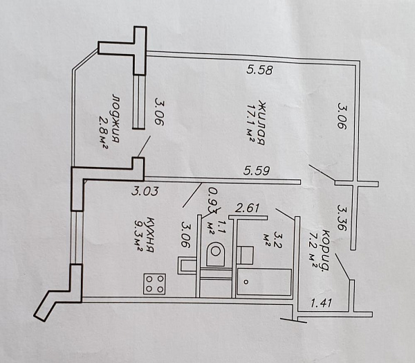 1-к квартира, 41 м2, Минск, , Продан 1-к квартира, 41 м2, Минск, , Продан