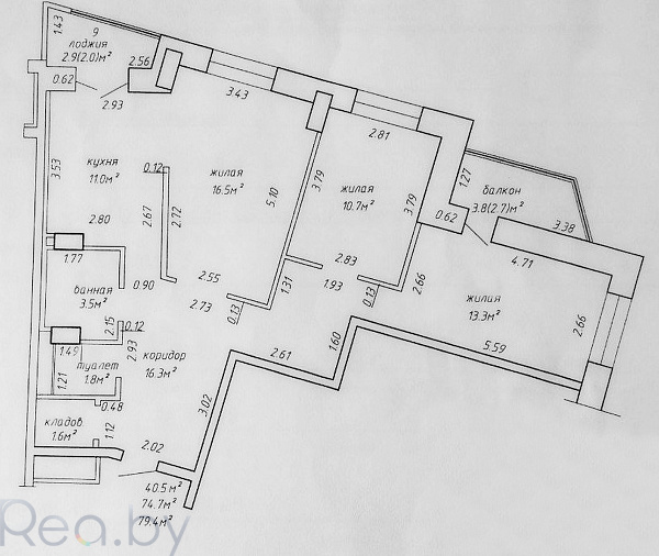 3-к квартира - Минск, Московский район,  В продаже