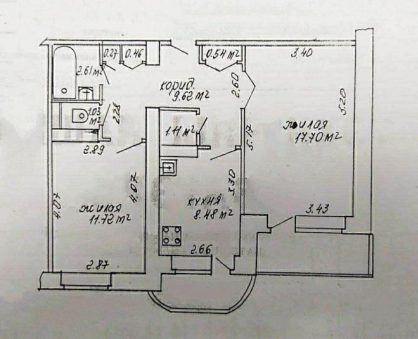 2-к квартира, 57 м2, Минск, , Продан 2-к квартира, 57 м2, Минск, , Продан