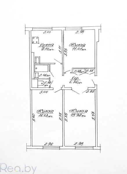 3-к квартира - Минск, Фрунзенский р-н район,  В продаже