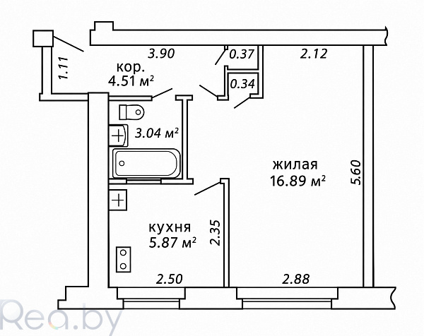 1-к квартира - Минск, Партизанский р-н район