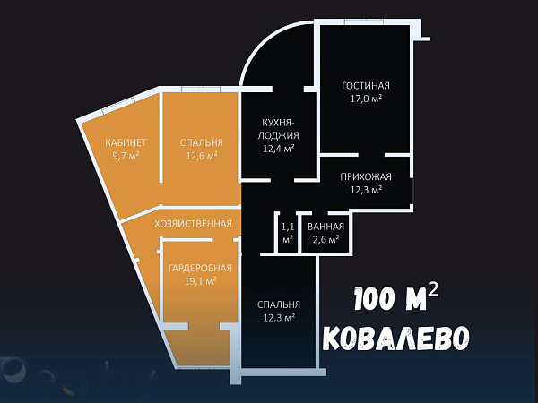 3-к квартира - Брест, Луцкая улица, 4 В продаже