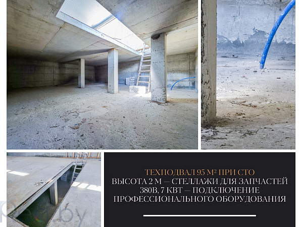 Автосервис 232 кв.м., Брест район,  В продаже