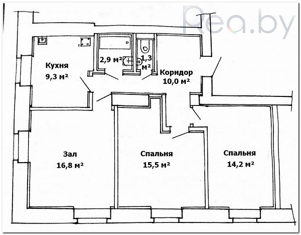 3-к квартира - Минск, Советский район, В продаже 3-к квартира - Минск, Советский район, В продаже