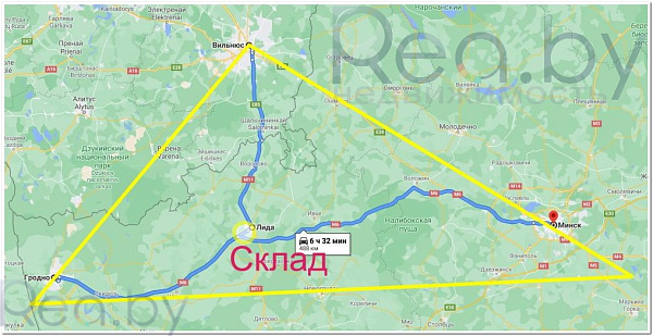 Склад 1307 кв.м., Лида, Лидский район, Сдается в аренду Склад 1307 кв.м., Лида, Лидский район, Сдается в аренду