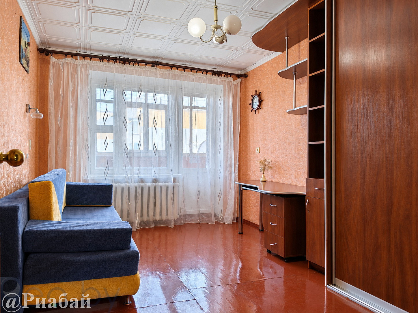  62м.кв., комнат 3, Речица (Гомельская область, Речицкий район, Речица, Спортивная улица, 13)