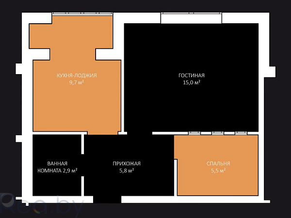 2-к квартира - Брест,  В продаже